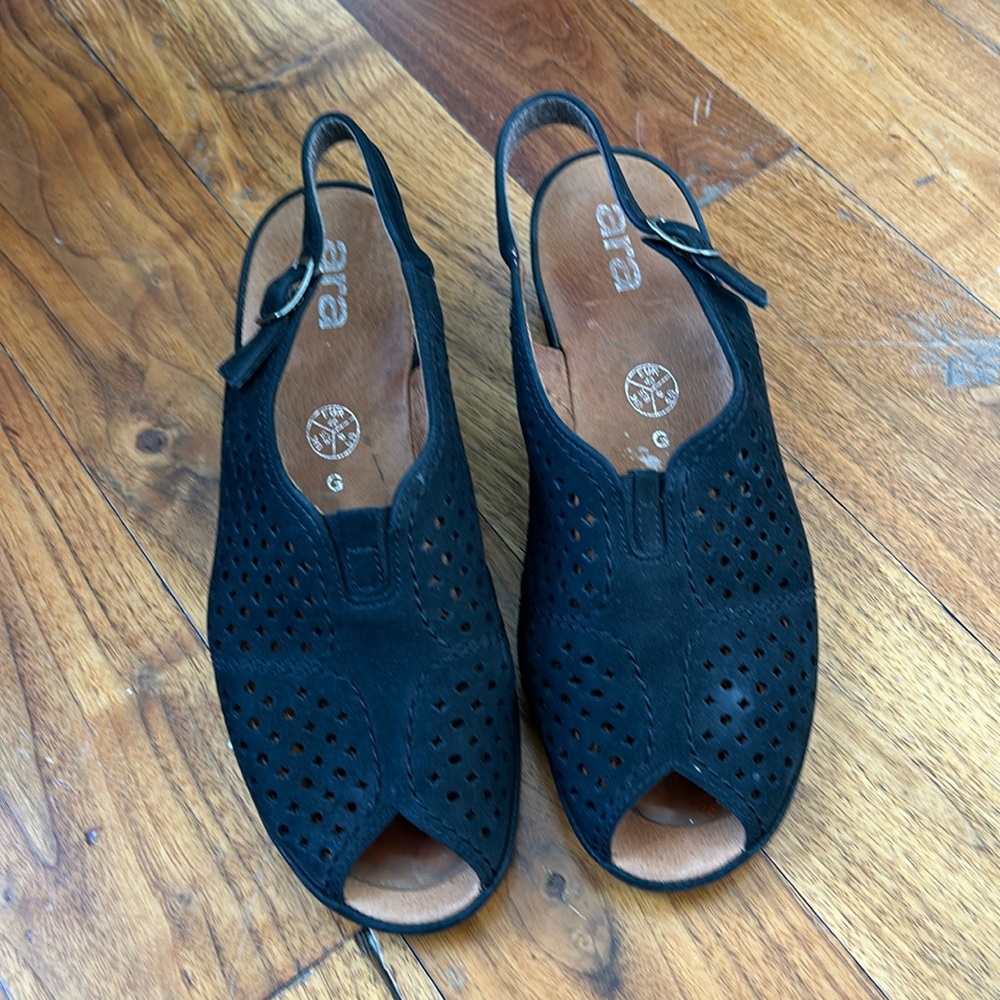 Luftpolster wedge shoe super comfy 40 US 9 — Coastal grandma orthopedic.